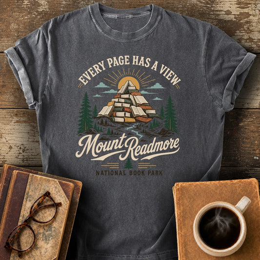 Every Page Has A View T-Shirt - pepper shirt mockup