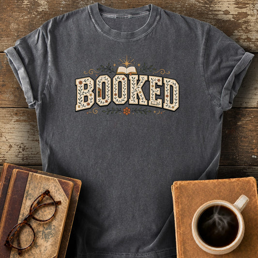 Booked T-Shirt - pepper shirt mockup
