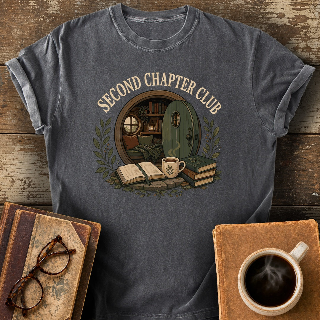 Second Chapter Club Tee - pepper shirt mockup