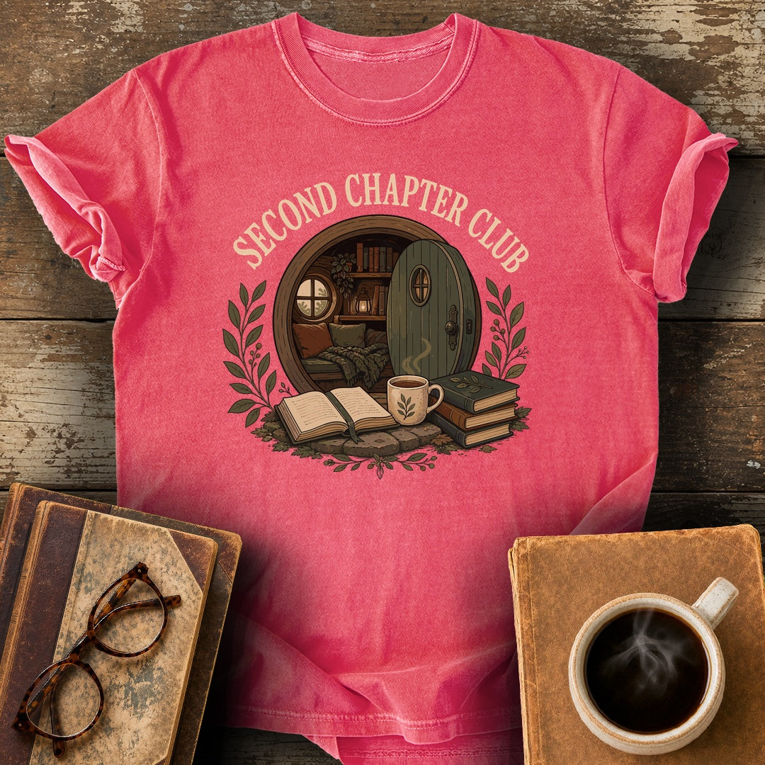 Second Chapter Club Tee - watermelon shirt mockup