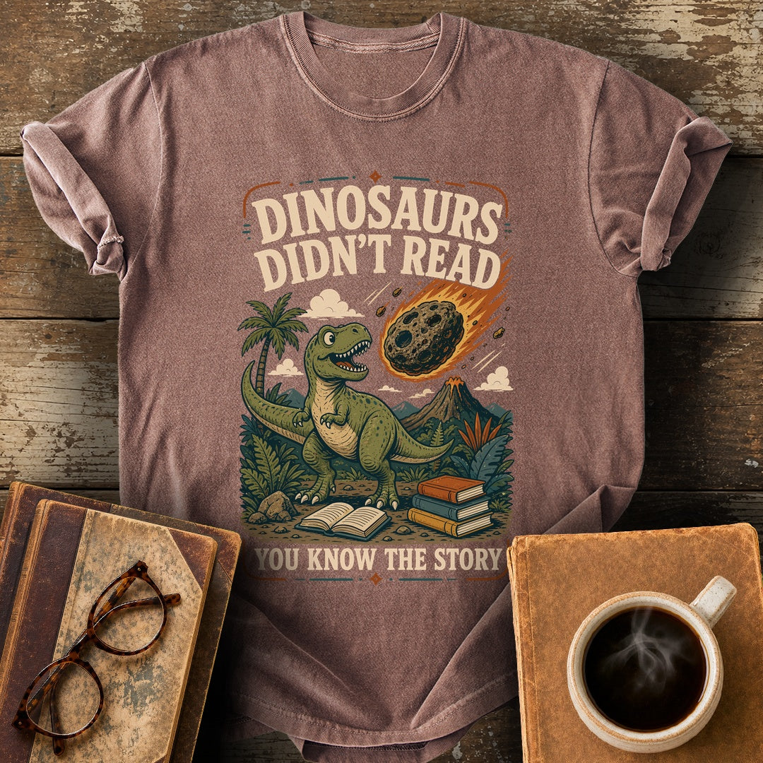 You Know the Story Tee - espresso shirt mockup