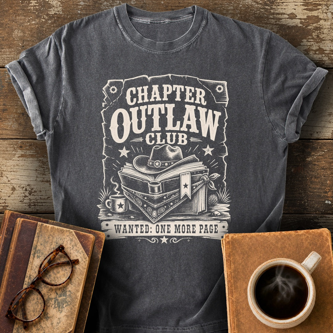 Chapter Outlaw Club Tee - pepper shirt mockup