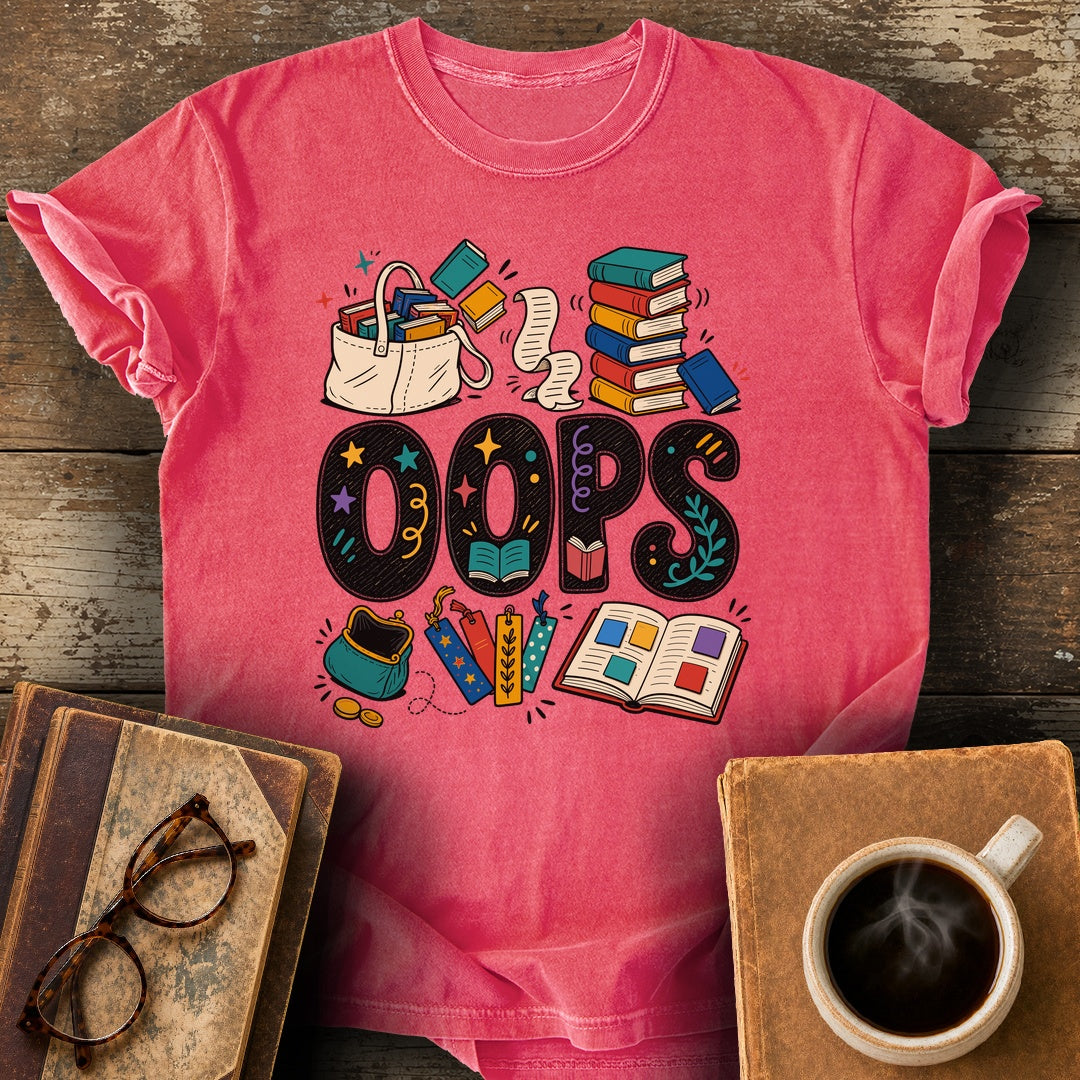 Oops Handmade Reader Tee - watermelon shirt mockup