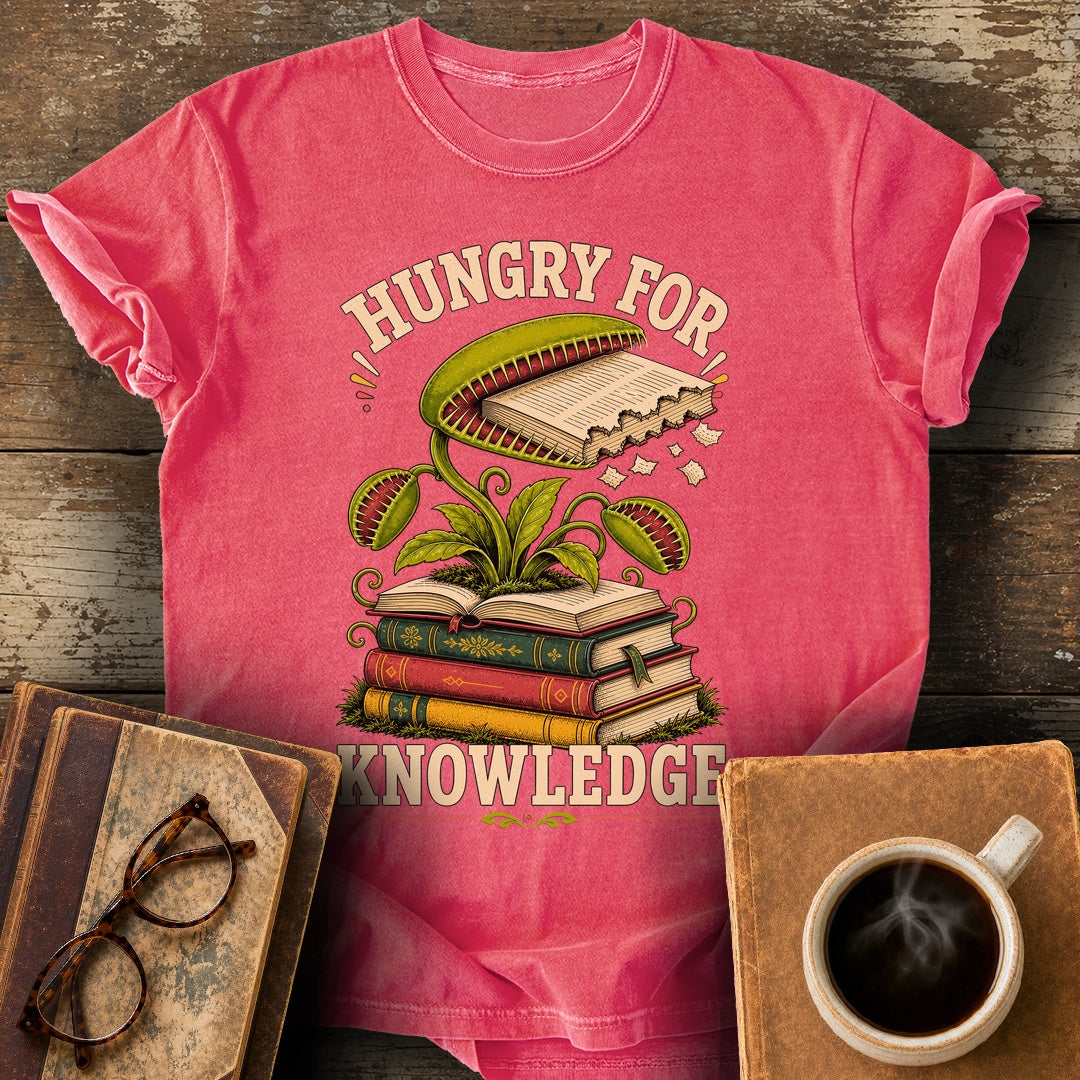 Hungry for Knowledge Tee - watermelon shirt mockup
