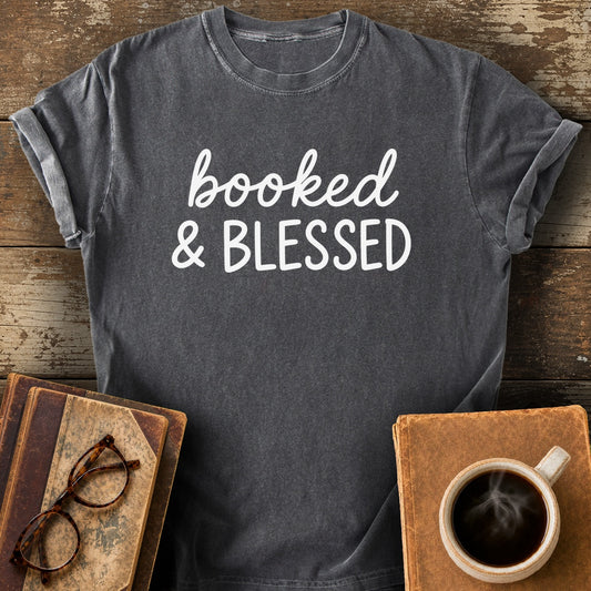 Booked and Blessed Tee - pepper shirt mockup